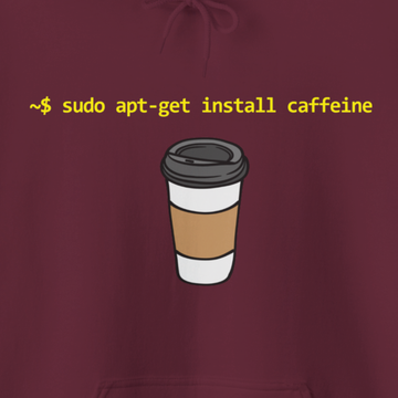 Install Caffeine | Hooded Sweatshirt