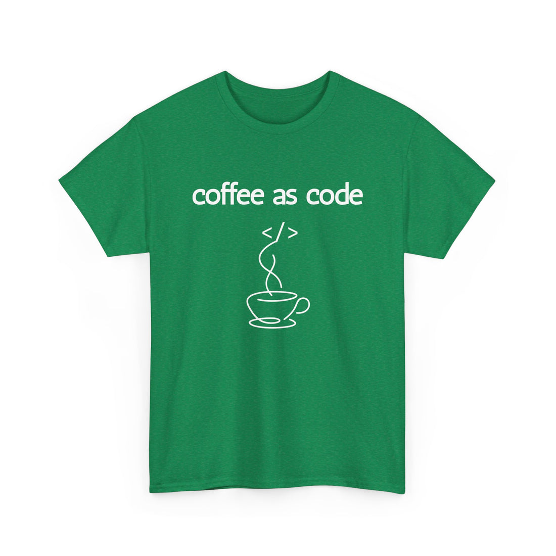 Coffee as code T-shirt | Unisex