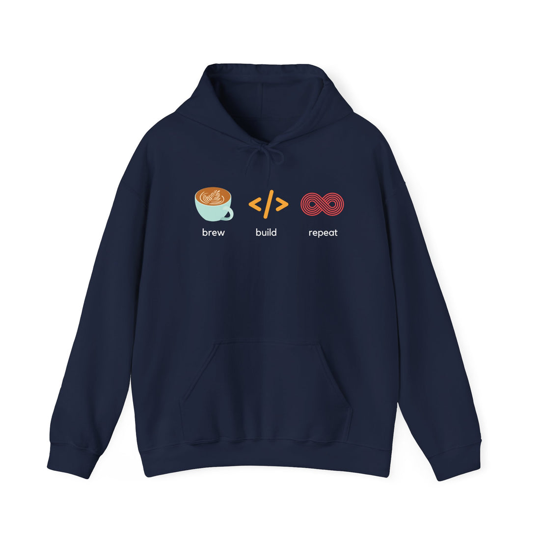 Brew, Build, Repeat | Hooded Sweatshirt